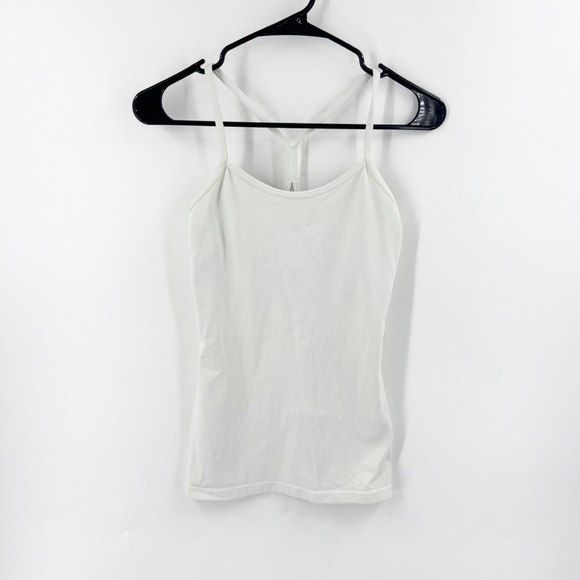 lululemon athletica Tops - Lululemon White Women's Power Y Tank Top